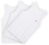 SANORA Vest for Men Comfortable Undershirt Sleeveless Slimming Vest for Men Premium Quality Slim Vest for Men 100% Combed Cotton Men’s Vest Set - Pack of 3 – White