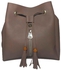 Women's Leather Cross Body Bag And Back - Coffee