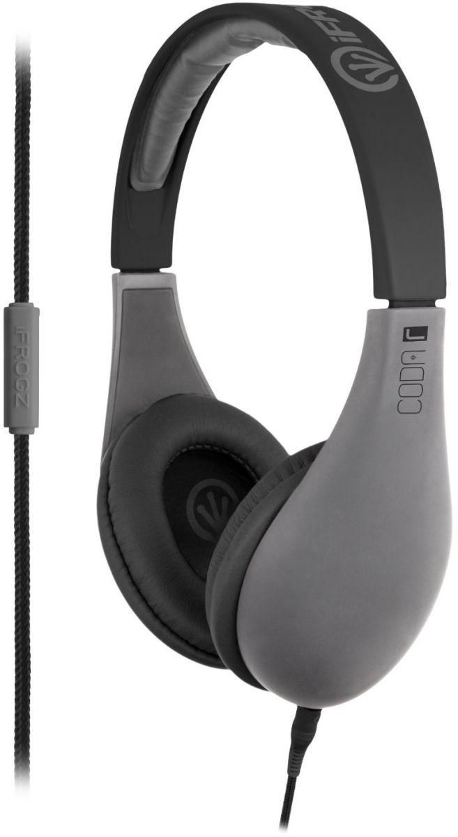 iFrogz IF-COD-GRY Audio Coda Over the Ear Headset - Gray
