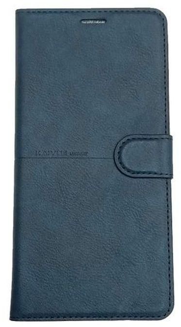 KAIYUE Leather Flip Phone Case For Samsung Galaxy A01 - Blue