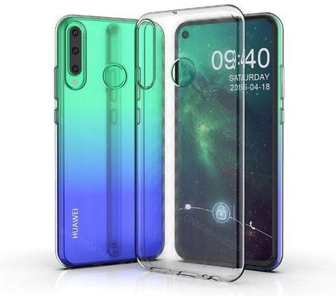 Silicone Back Case For Huawei Y7p -0- Transparent