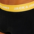 Jack & Jones Men's Vito Solid 7-Pack Trunks- L- Black