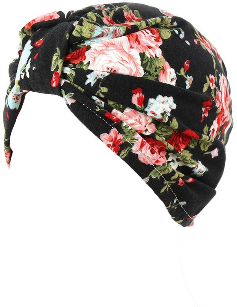 Women's Hat Colorblock Flowers Patton Pastoral Style Chic Hat Accessory