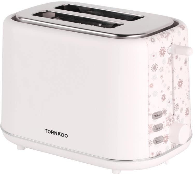 Get Tornado TT-852-C Toaster, 2 Slices, 850 watt - White with best offers | Raneen.com