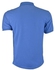Short Sleeve Plain T-shirt Polo - Blue