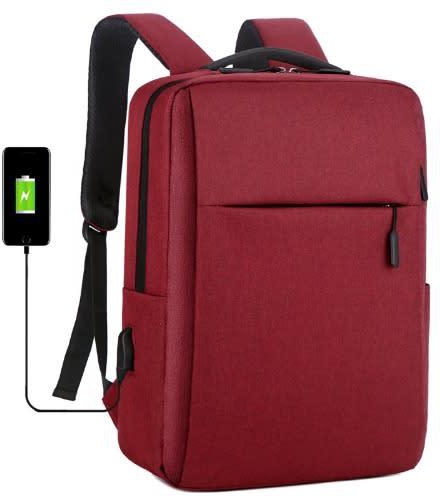 Unisex Multifunctional Waterproof Travel And Laptop Backpack -Red