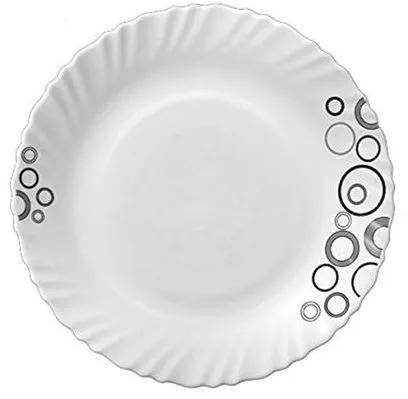 Diva La Opala 6pcs Misty Drop Diva Glass Dining Dinner Plates, Set Of 6