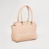 Charlotte Reid Quilted Tote Bag with Zip Closure