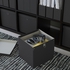 NIMM صندوق تخزين مع غطاء - أسود ‎32x30x30 سم‏