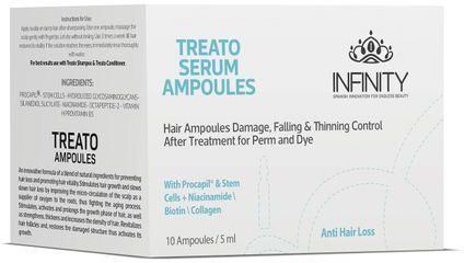Infinity Treato Serum Ampoules Anti-Hair Loss - 10 AMP/5ML 2pcs