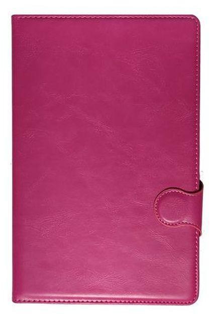 Leather Full Cover For Samsung Galaxy Tab E 9.6 - T560 - Fuchsia Red