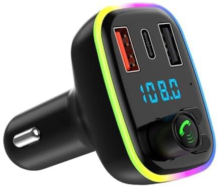 MIRHA Car Bluetooth 5.0 FM Transmitter MP3 Player: The Essential Multifunctional Gadget for Modern Drivers