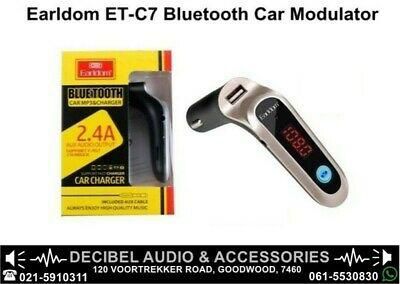 Earldom ET-M7 Bluetooth Car Modulator MP3 and Charger 2.5A AUX Audio Output