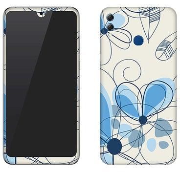 Vinyl Skin Decal For Huawei Honor 8X Max Daisy Lines