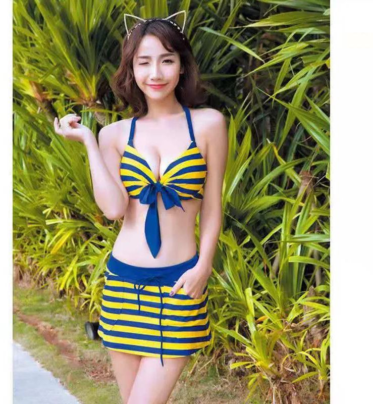 SL Sexy Womens Beach Swimwear Triangle Bra+Underpant Bikini Set Bathing Swimsuit