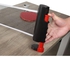 Portable Telescopic Table Tennis Net Rack - Black/Red