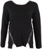 Black Pullover with Zipper