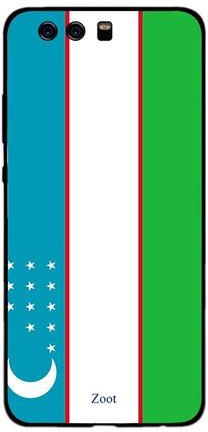 Thermoplastic Polyurethane Protective Case Cover For Huawei P10 Plus Uzbekistan Flag