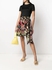 floral-print side-tie skirt