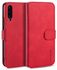 For Huawei Y9s / Honor 9X Pro / 9X DG.MING Retro Oil Side Horizontal Flip Case With Holder & Card Slots & Wallet(Red)