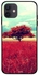 Tree Printed Case Cover -for Apple iPhone 12 Brown/Blue/Black Brown/Blue/Black