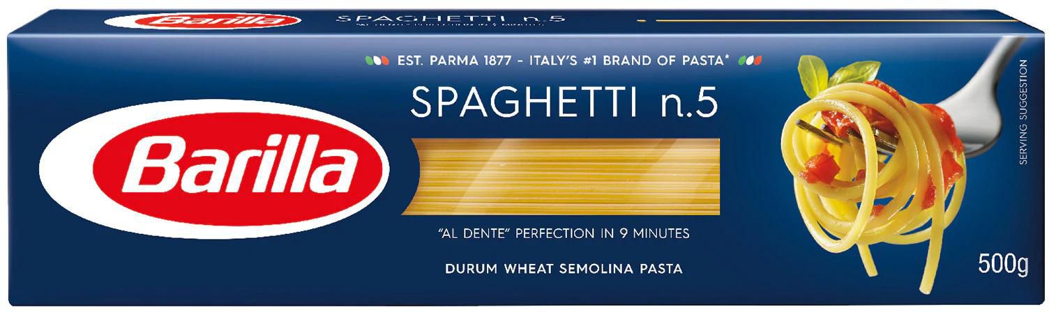 Barilla spaghetti n.5 pasta 500 g