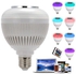 Wireless Bluetooth LED Music Light Bulb White 13x10x5.5centimeter