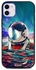 Astronaut In Fishes Sea Protective Case Cover For Apple iPhone 11 Multicolour