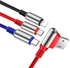 3-In-1 Cable USB To Micro USB + Type C + Lightning Cable