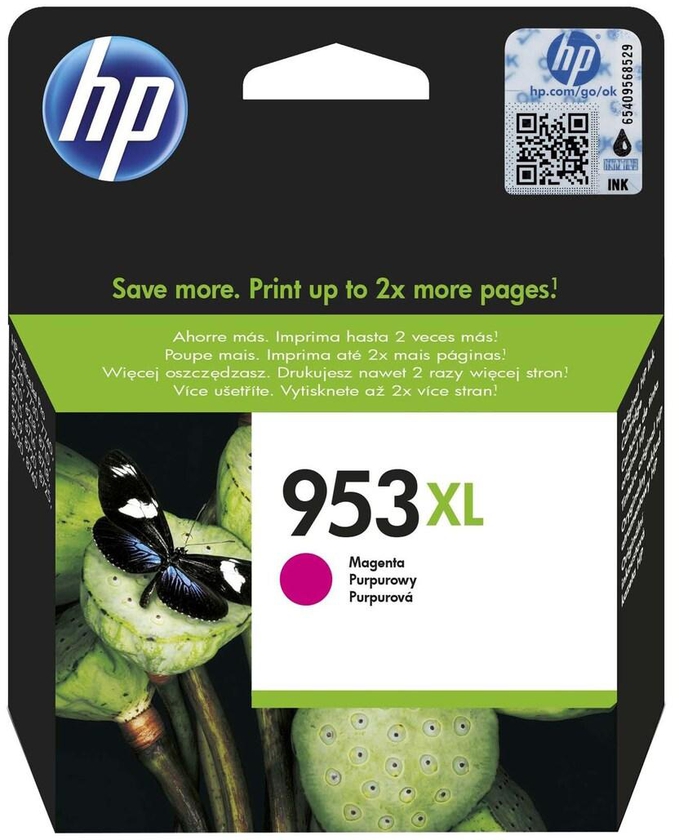 HP 953xl High Yield Magenta Original Ink Cartridge [F6U17AE]   Works with HP OfficeJet Pro 7720