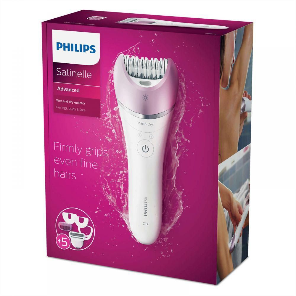Philips Satinelle Advanced Wet and Dry Epilator - BRE635/00