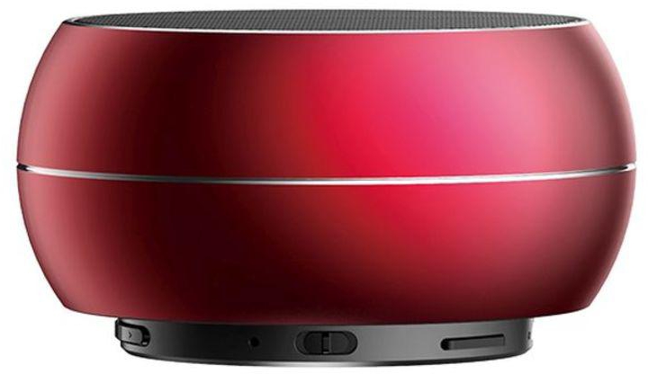 Metal Bluetooth Speaker With Mic Red