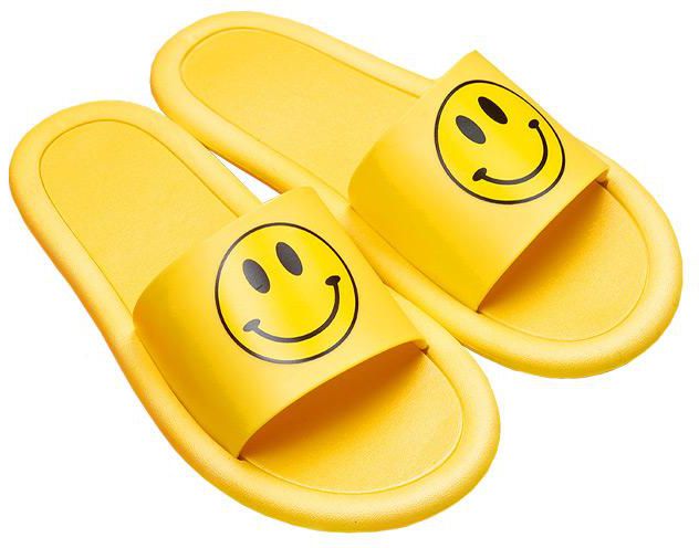 Kime Kids Unisex Smile Face Waterproof Slippers [SH29555] - 3 Sizes (4 Colors)