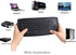 Portable Mini Keyboard And Trackball Mouse Combo 2.4 GHZ For PS3 PC