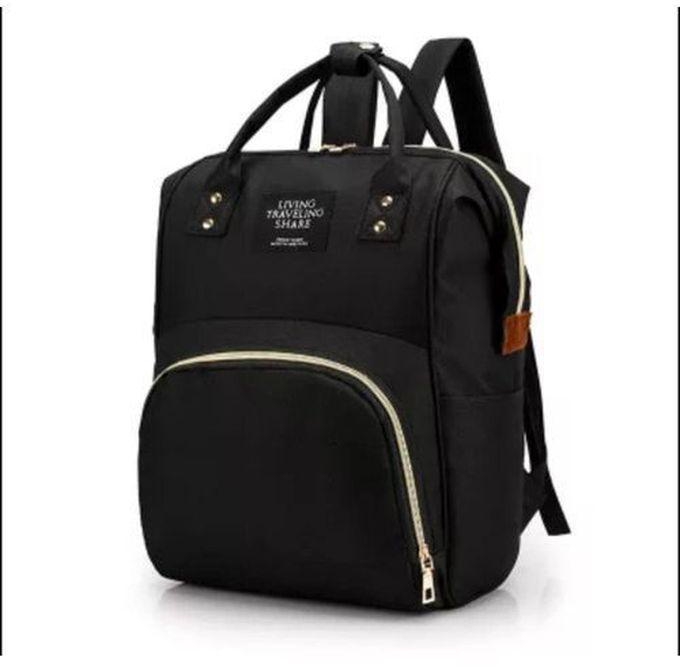 The Cheapest Baby Mummy Diaper And Bottle Bag - Black