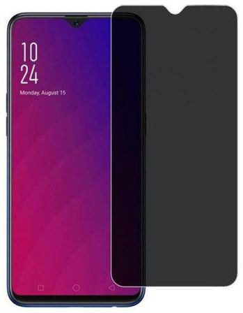 Privacy Tempered Glass Screen Protector For Samsung A50 Clear/Black