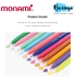 Monami Plus Pen 3000 Fineliner Flexible Felt Brush Tip 0.4MM