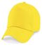 Face Cap With Adjustable Strap - Yellow Colour