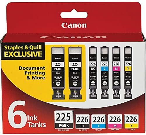 Canon Canon Pgi-225pgbk & Cli-226 Black/cyan/mag/yellow Combo Ink 6-pak