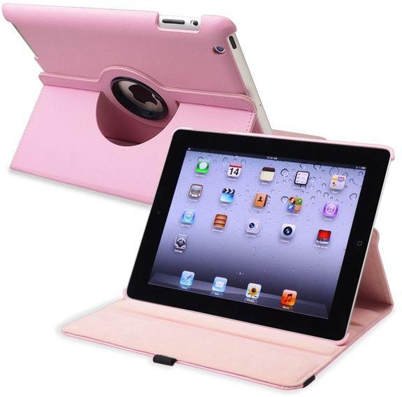 Margoun Rotation Swivel Case for Apple iPad Air Pink