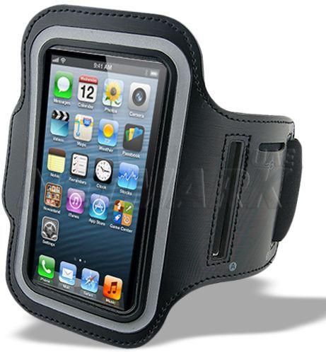 Gym Waterproof Apple iPhone 5 iPod Touch 5 Sports Armband Band Cover Pouch Case -(Black)
