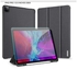 Max & Max MXIP12B TriFold Smart Folio Case With Pencil Holder& Tempered Glass For iPad Pro 12.9" (2020)Black