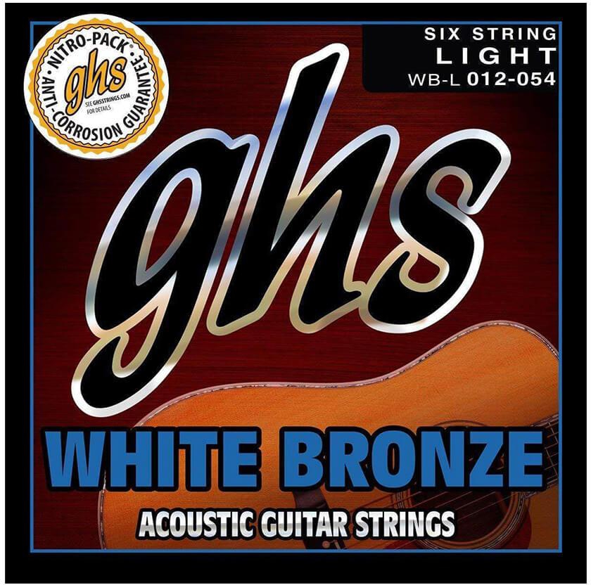 Buy GHS Acoustic Guitar String White Bronze 0.12 - 0.54 Gauge -  Online Best Price | Melody House Dubai