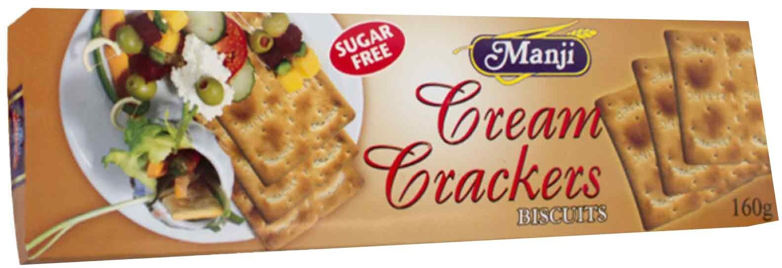 Manji Cream Crackers Biscuits 160g