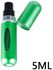 Refillable Mini Perfume Spray Bottle Aluminum Atomizer Spray Travel Portable Cosmetic Bottle 5ml