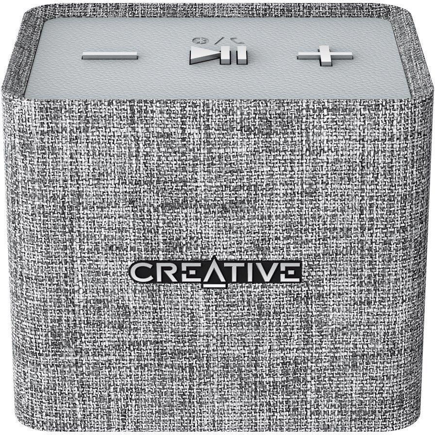 Creative NUNO Micro Bluetooth Wireless Speaker, with fabric cover - Grey
