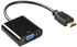 Generic HDMI To VGA Adapter With Power And Audio Port