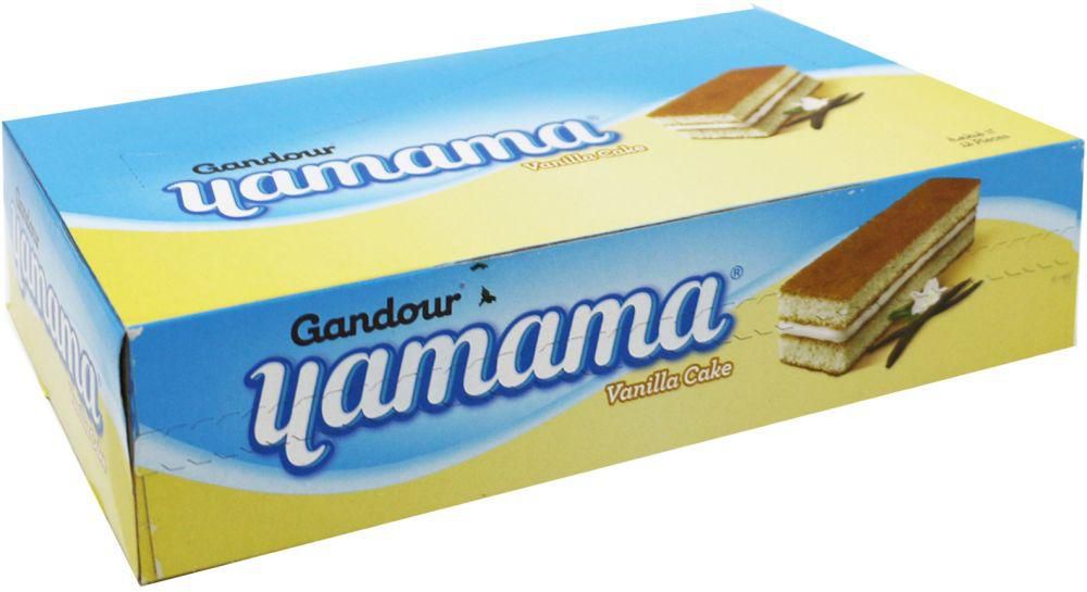Yamama Vanilla Cake by Gandour, 276gm, 12 Pieces