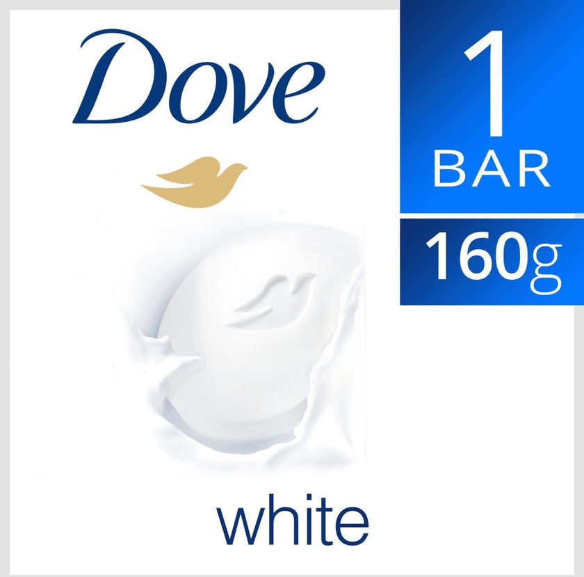 Dove Beauty Bar White Soap 160 Gram