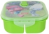 Get Winner Plast Divided Square Lunch Box, 15 cm with best offers | Raneen.com